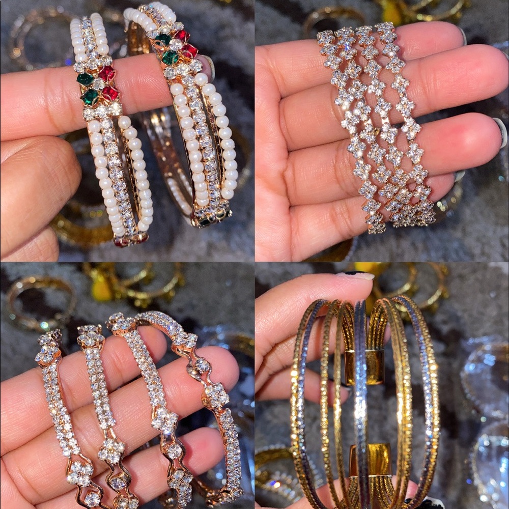 💗 14 Piece Gold Bangle Set 💗